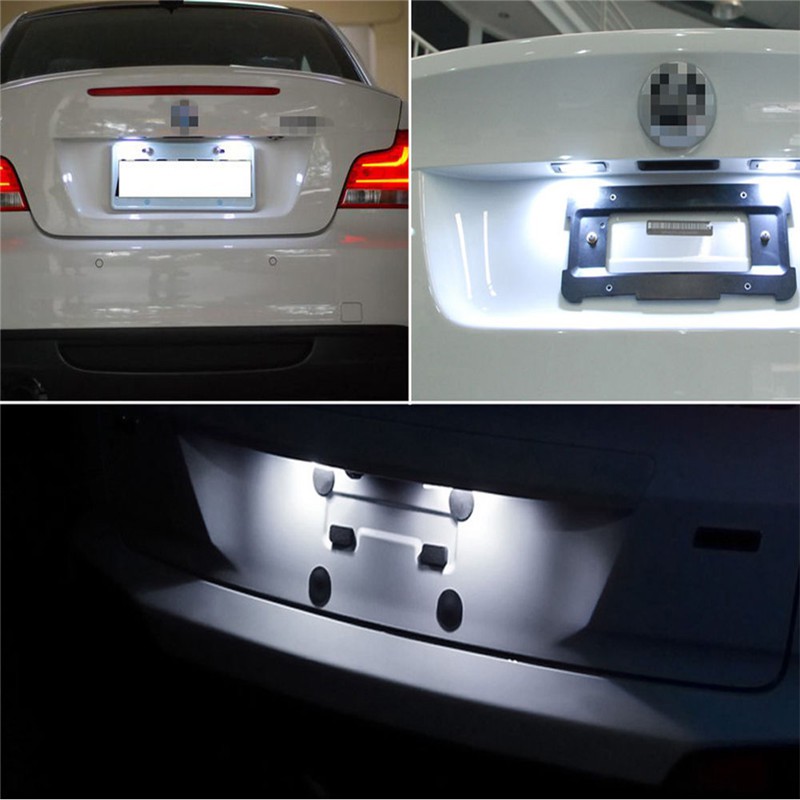 Set 2 đèn LED SMD gắn biển số xe ô tô chuyên dụng