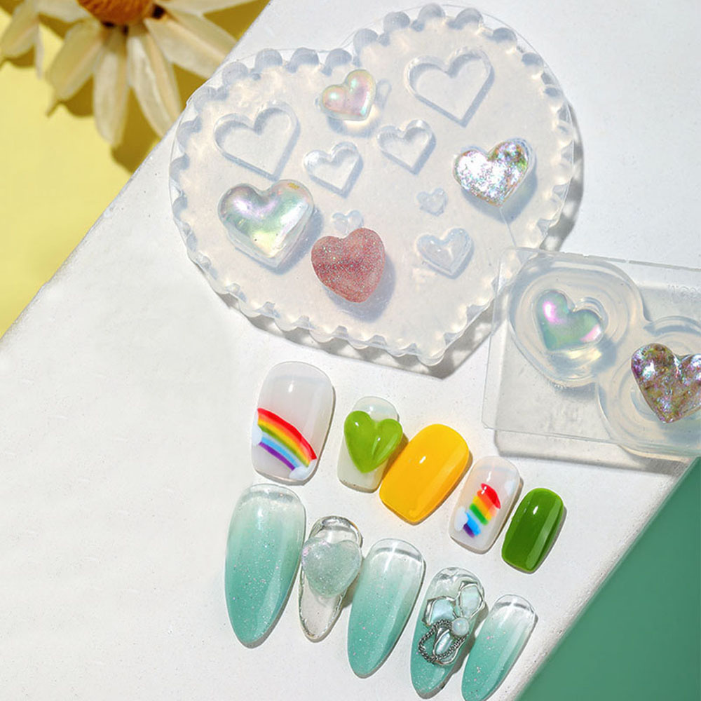[Hàng mới về] Khuôn silicon tạo hình phụ kiện trang trí móng tay 3D