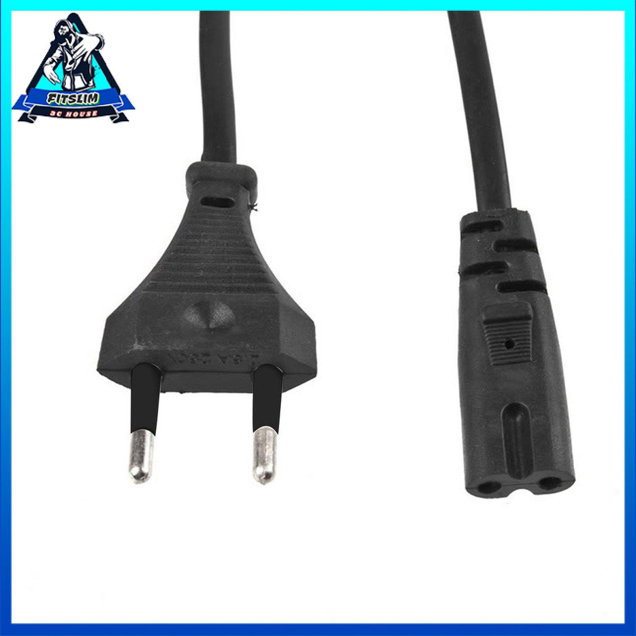 Dây Cáp Nguồn 2 Pin Cho Laptop Dài 1.5m Eu 2-prong