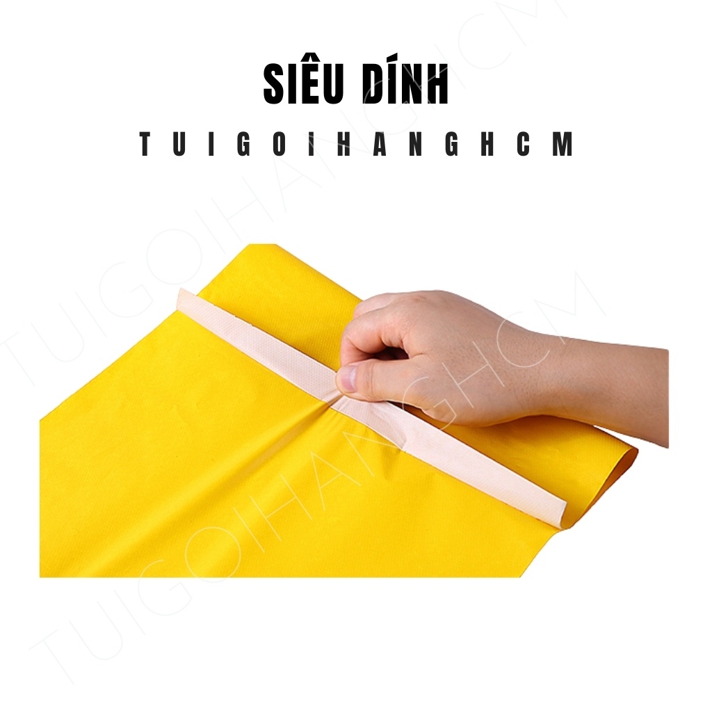 Túi niêm phong loại PHỔ THÔNG size 25x35cm MÀU VÀNG cao cấp - Tuigoihanghcm