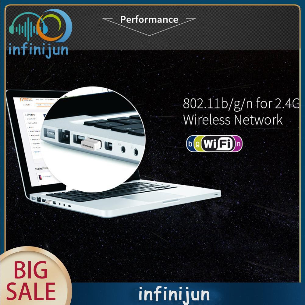 Usb 2.0 thu sóng wifi comfast cf-wu810n usb 2.0 150mbps 2.4ghz