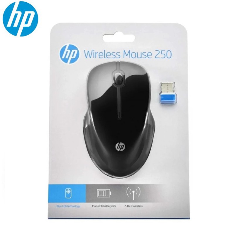 [Quà tặng - không bán] Chuột USB HP Wireless Mouse 250 3FV67AA - Hàng Chính Hãng