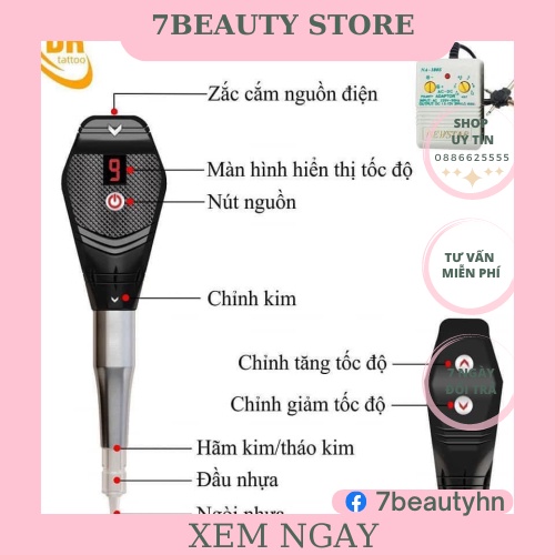 Máy thần thánh thế hệ mới DR TATOO