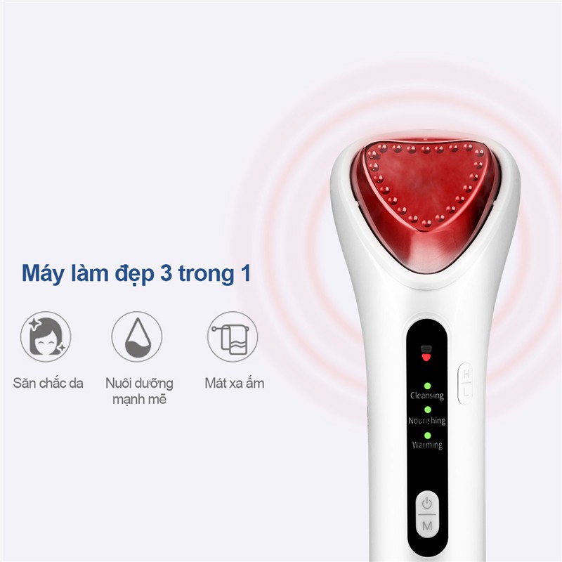 [Mã FMCGMALL - 8% đơn 250K] Máy vệ sinh làm sạch da mặt CkeyiN MR347W | BigBuy360 - bigbuy360.vn