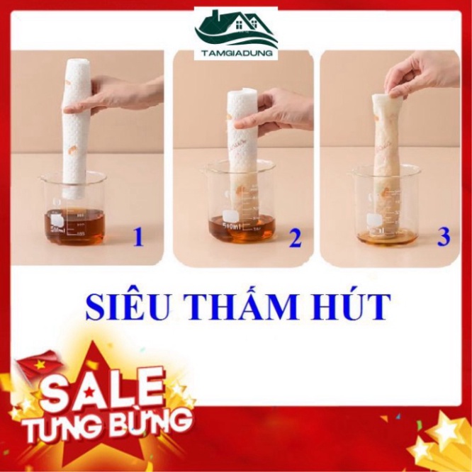 Khăn Giấy Lau Bếp, Khăn Lau Đa Năng, Cuộn Giấy Lau Đa Năng, Khăn Giấy Lau Dai Bền Giặt Được, Nhiều Tờ Đẹp Tiện Dụng