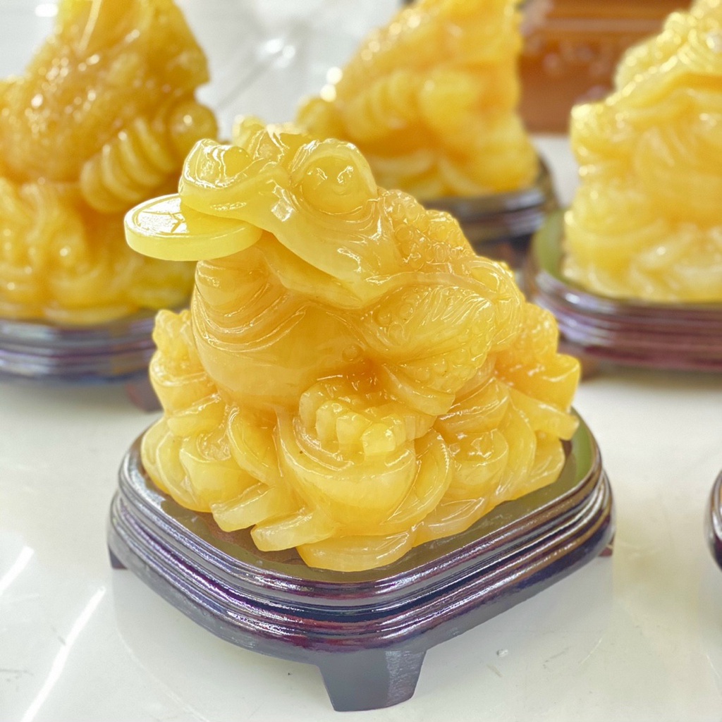 Thiềm Thừ Ngọc Hoàng Long, Cóc 3 Chân Phong Thủy - 20cm