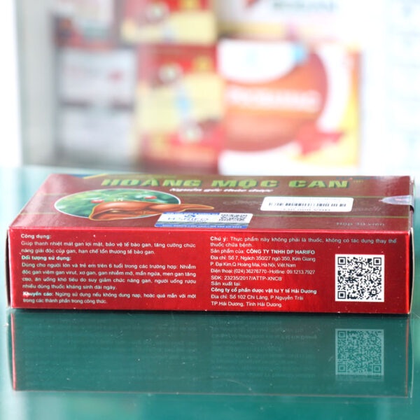 Hoàng Mộc Can - Hỗ trợ tăng cường chức năng giải độc gan (30 viên)
