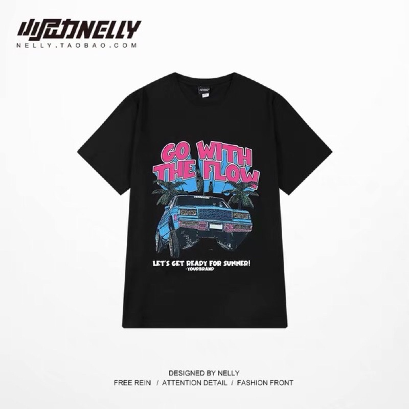 Áo phông nelly heybig sale (có sẵn) go with the flow 19