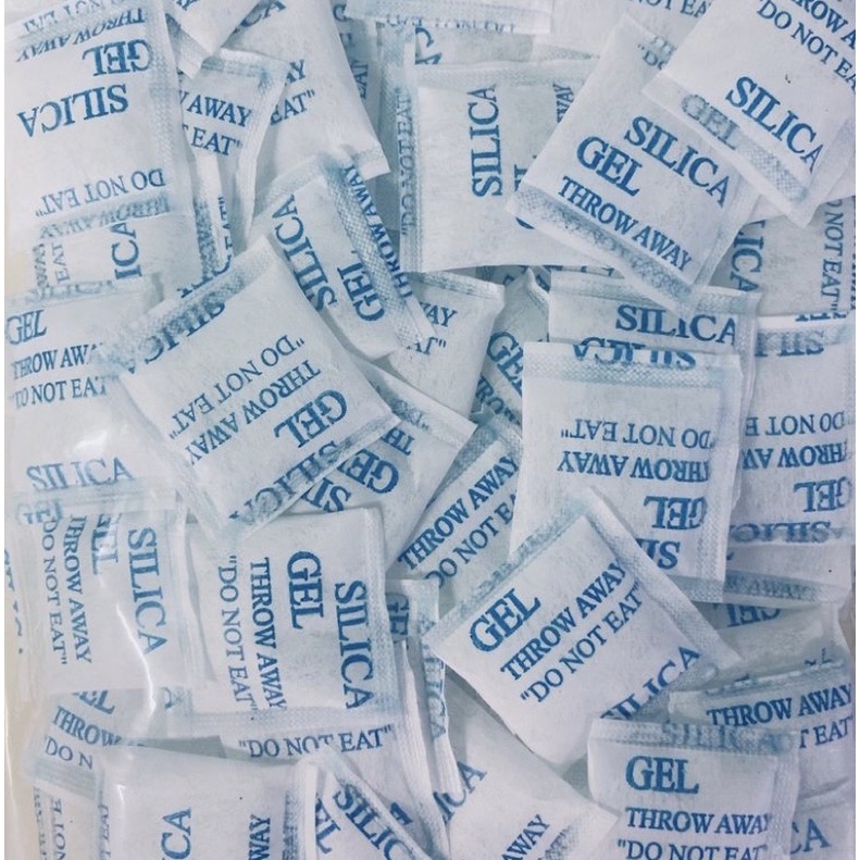 100g/gói/loại Hạt hút ẩm Silicagel, gói hút ẩm nhiều cở 1g/2g/3g/5g/10g/20g/50g/100g, chống ẩm tốt (cam kết hàng loại 1)