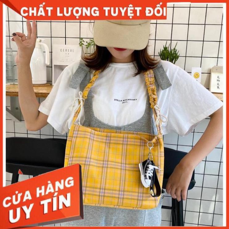 Túi Vải Dây Rút ulzzang Dây Đeo Cách Điệu 3 Màu