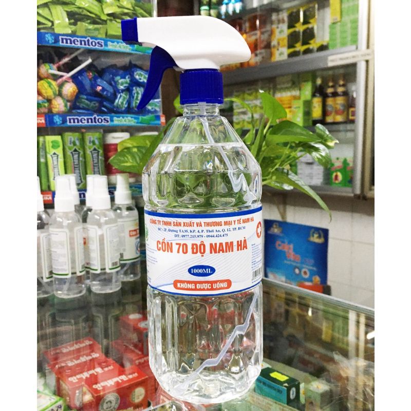 Cồn Y tế 70 Độ có vòi xịt   500Ml-1000ml