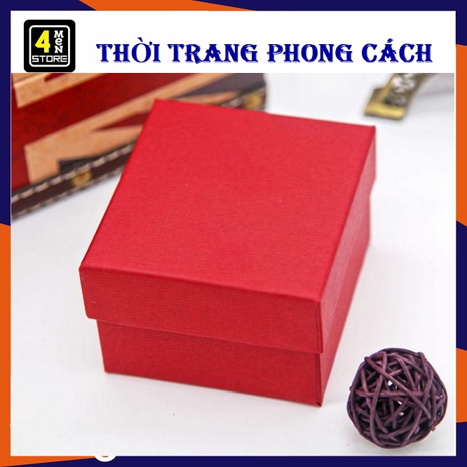 Hộp đựng đồng hồ Đỏ giấy cứng chống va đập Thời Trang - Mã T096