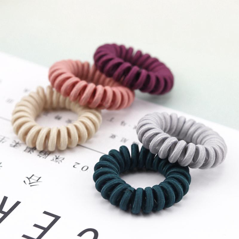 Set 5 Cột Tóc Lò Xo Mẫu Mới Đẹp Xịn Sò