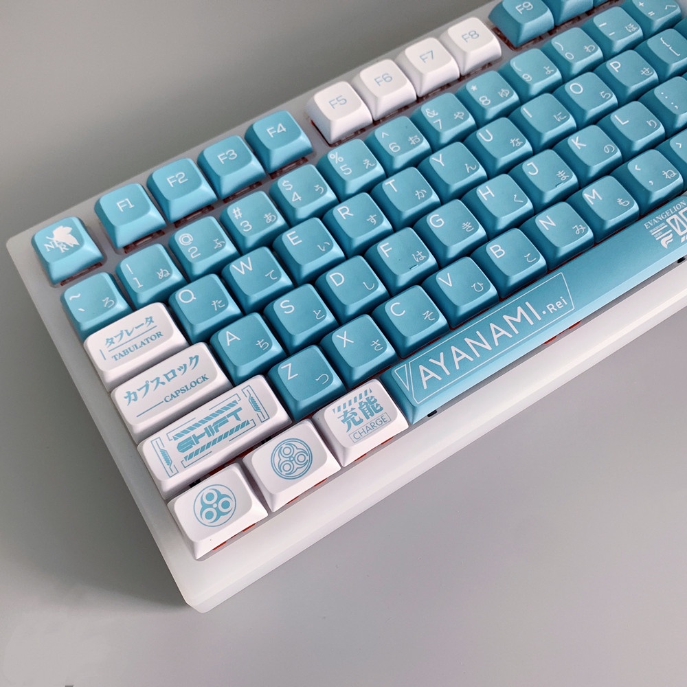 EVA00 PROTOTYPE Keycaps XDA Cấu hình EVA Ayanami Rei Anime PBT Dye Phụ Bàn phím cơ học Keycaps