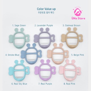 Chính hãng -  Gặm nướu Silicone Mamastem JemJem Monster nội địa Hàn Quốc (có hộp đựng)