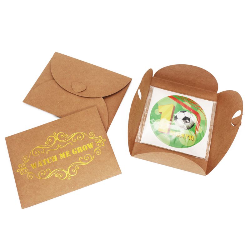 Set 12 Thẻ Dán Đánh Dấu Cột Mốc Phát Triển Theo Tháng Làm Phụ Kiện Chụp Ảnh Kỷ Niệm Cho Bé Sơ