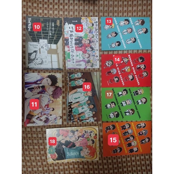 Tổng hợp các bưu thiếp của haikyu -bonus