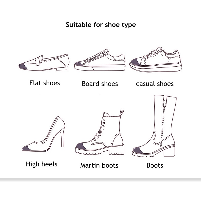 Set 4 Miếng Đệm Mũi Giày Cao Gót Giảm Đau Tiện Lợi Dành Cho Nữ