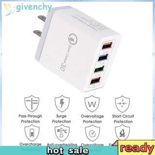Củ Sạc Nhanh Với 4 Cổng Usb