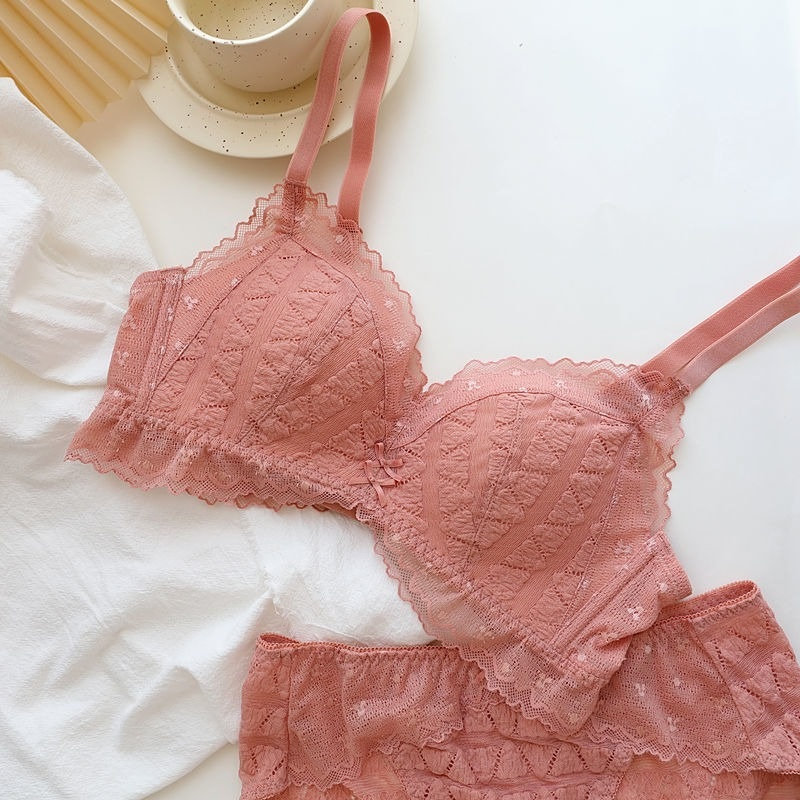 Áo Lót Nâng Ngực Không Gọng Vải Mỏng Thời Trang Dành Cho Nữ