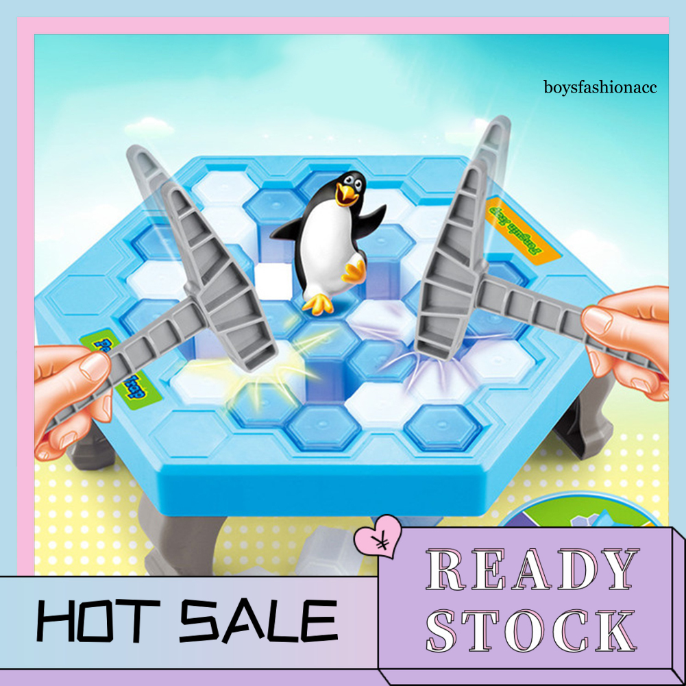 BF-PU Save Penguin Ice Block Breaker Trap Toys Funny Parent Children Kids Table Game