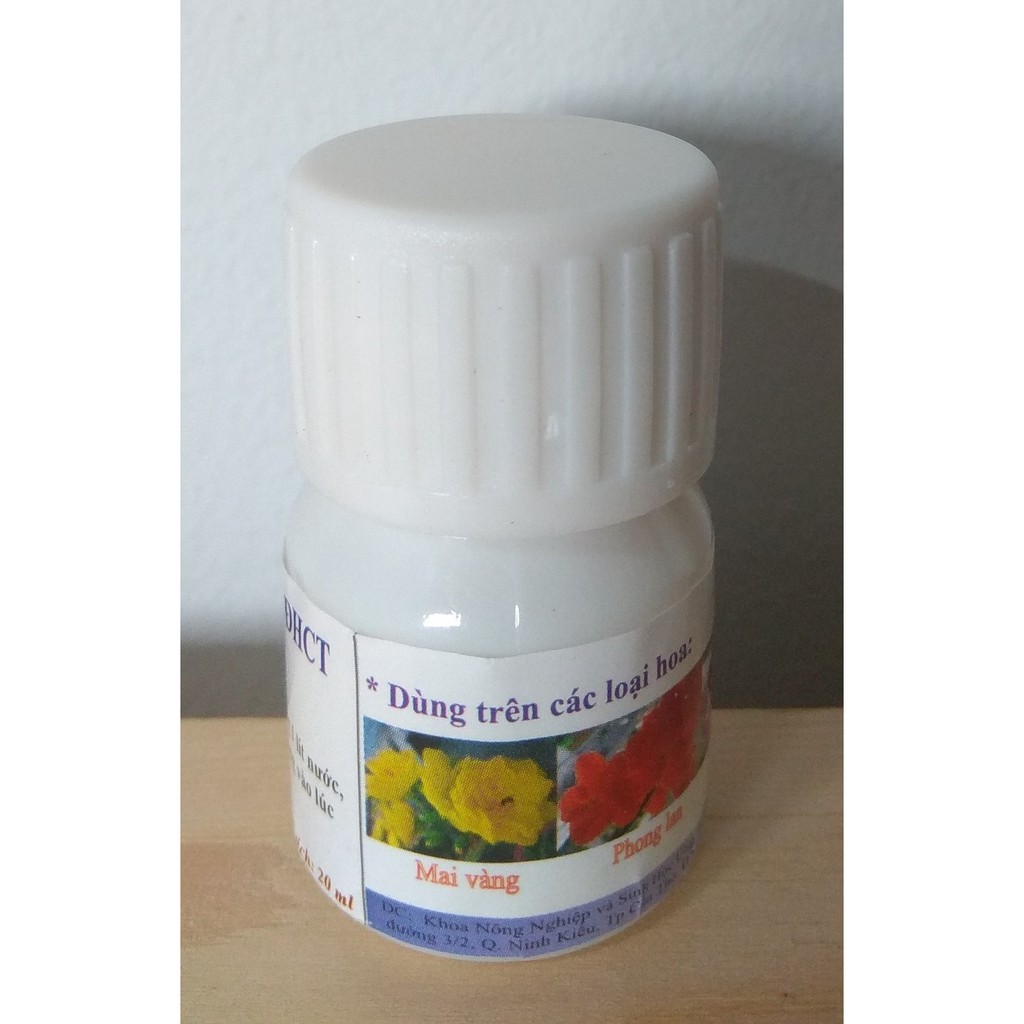 Chất chống rụng cánh hoa dùng cho hoa mai, phong lan, hoa giấy - chai 20 ml