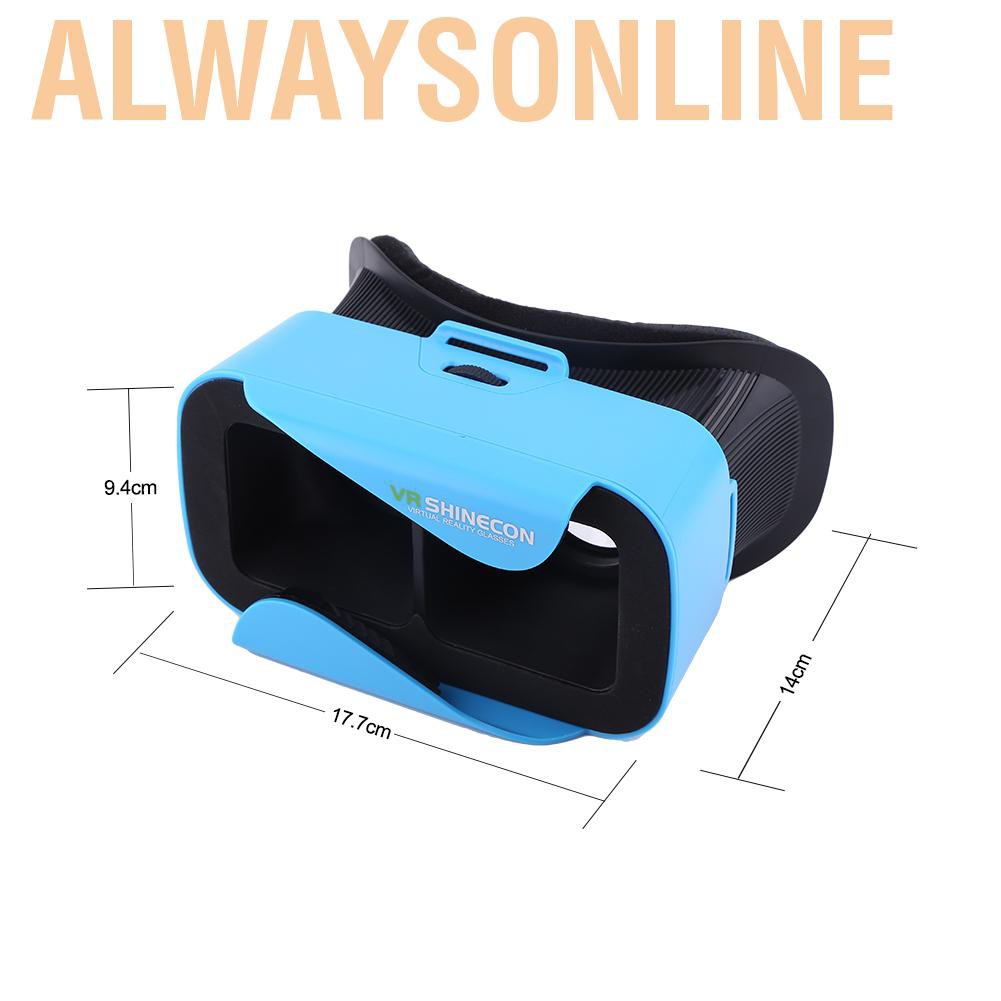 Kính 3d Thực Tế Ảo Alwaysonline Vr Shinecon 3.0 Cho Điện Thoại 4.7-6inch