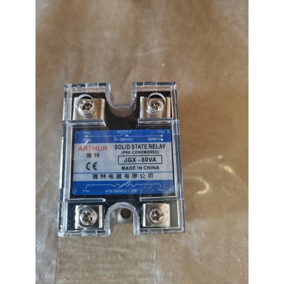 Rơ le bán dẫn Athur 100DA, 100VA, 100AA, 40VA, 40DA, 50VA, 60Va, 80VA, 40AA, đế tản nhiệt nhỏ, đế tản nhiệt to