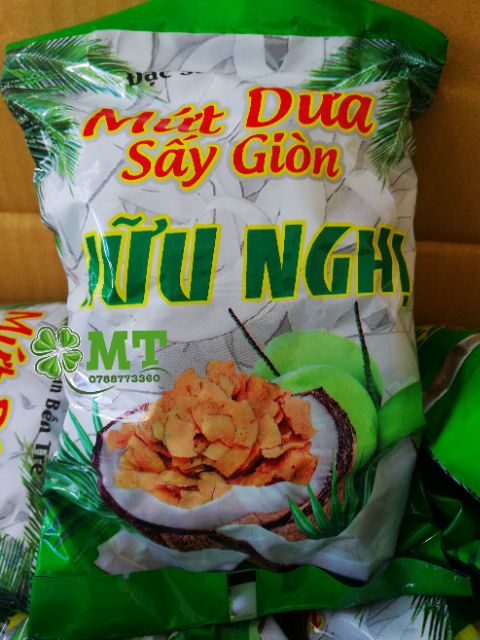 Mứt dừa sấy giòn Hữu Nghị gói 300g