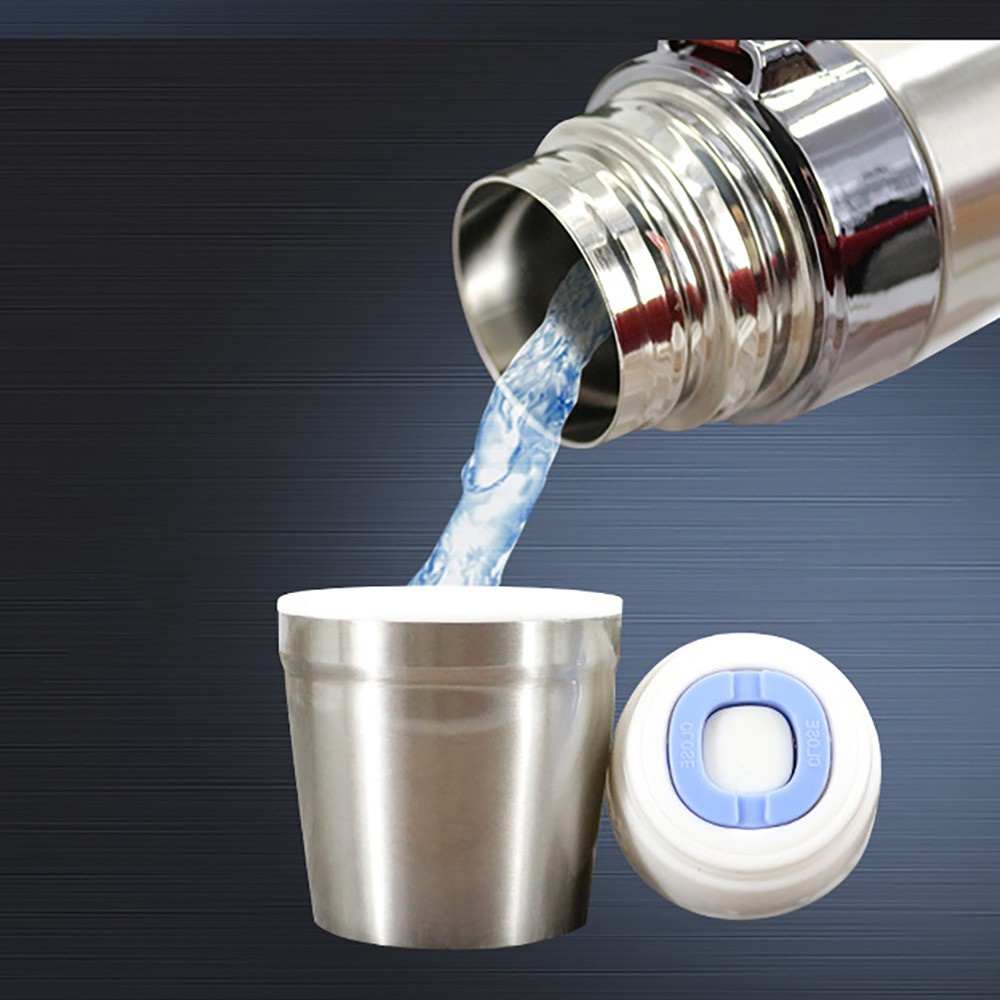 Bình giữ nhiệt inox 750ml Sport 304 bình giữ nước nóng/ lạnh khi chơi thể thao có quai xách tiện lợi- Tâm An Sport