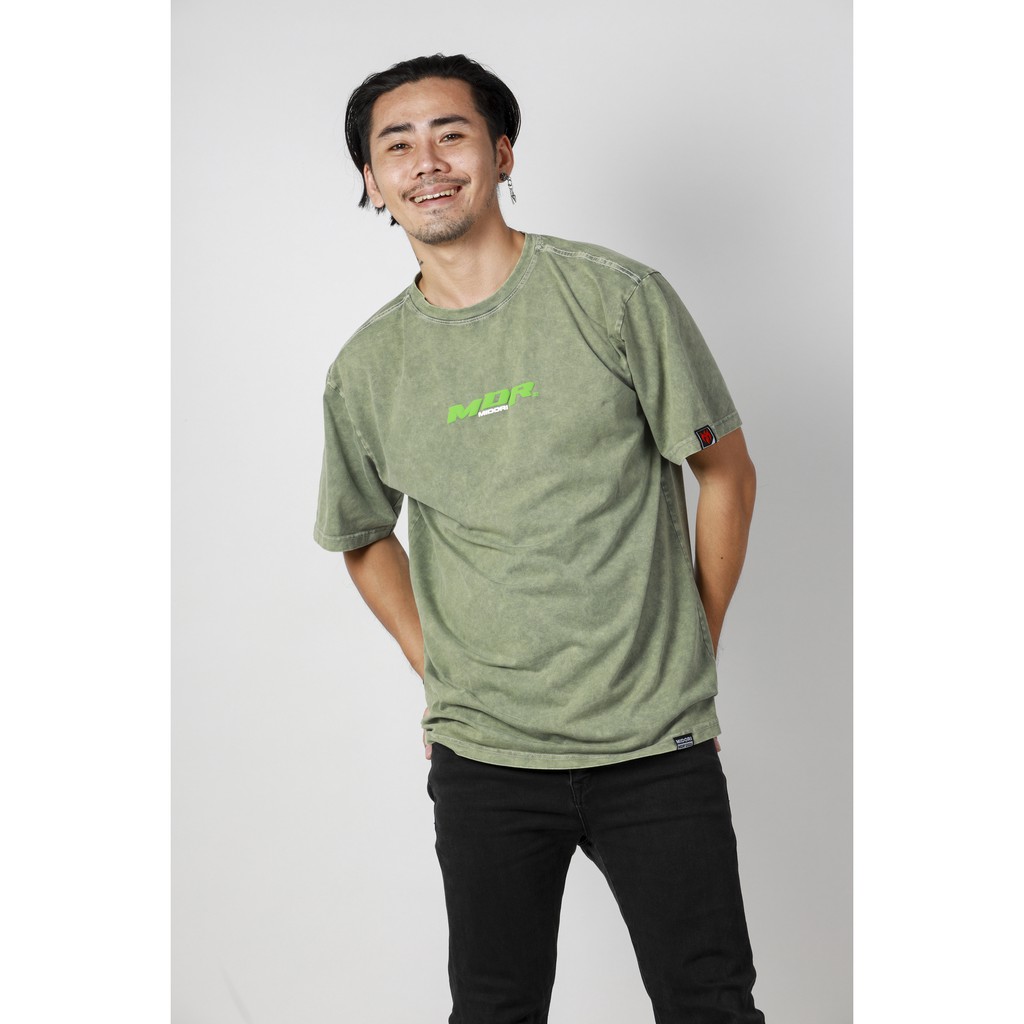Áo thun form rộng tay lỡ unisex phông nam nữ Wash Cao Cấp Chính hãng Local Brand Midori M Studio