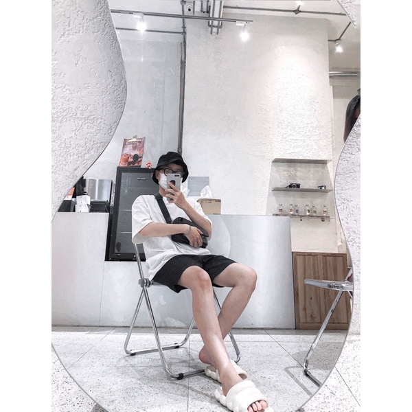 GƯƠNG HÌNH UỐN LƯỢN - DECOR - HACK DÁNG SIÊU NỊNH DA