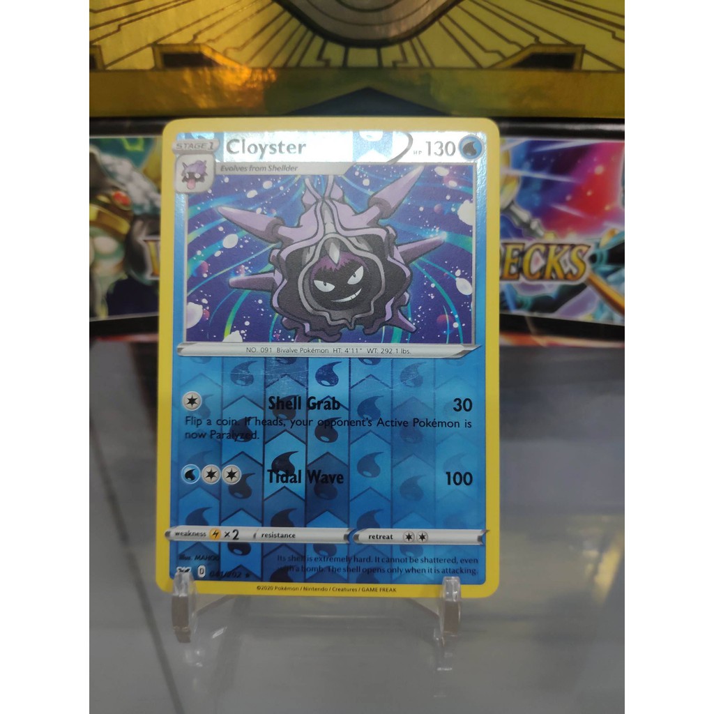 [ Dưa Hấu Yugioh ] Lá bài thẻ bài Pokemon Cloyster