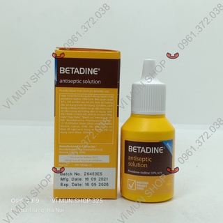 Dung dịch sát khuẩn Betadine 10%