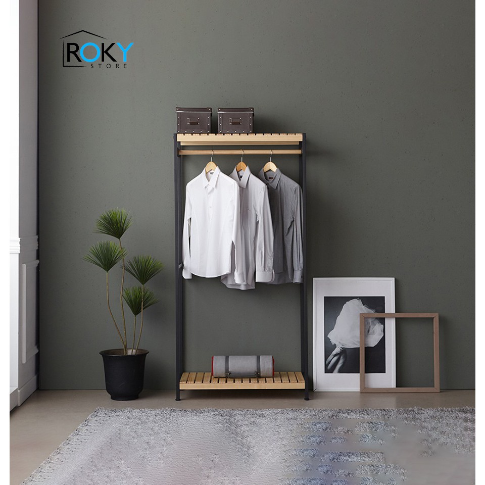 Combo Tủ Treo Quần Áo Hàn Quốc Khung Sắt - Combo iron