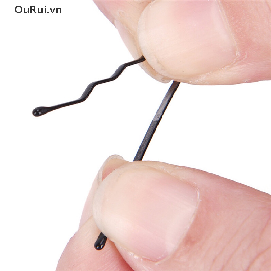 Set 40 Kẹp Tóc Màu Đen Đơn Giản DIY Cho Nữ