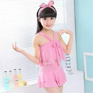 Freeship 99k TQ_Bộ đồ bơi bé xinh