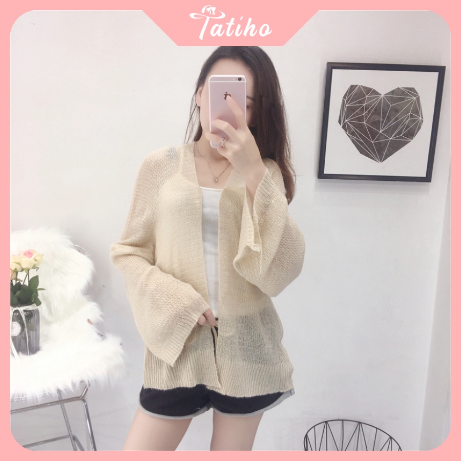 [Hàng Xịn, Giá Tốt] Áo Khoác Cardigan ( Áo Len Mỏng) Phong Cách Ulzzang ,Hợp Đi Đà Lạt, Dạo Biển, Labibi - Mã AK002