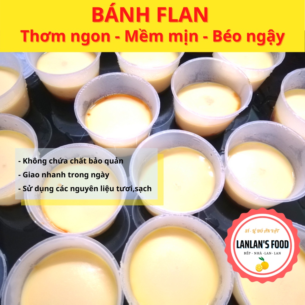 (CHỈ GIAO TPHCM) 10 HỦ BÁNH FLAN NHÀ LÀM NHƯ HÌNH