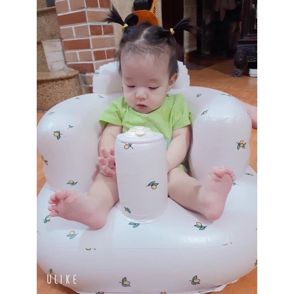 Ghế Tập Ngồi Cho Bé, Bar-Rot, Ghế Ngồi Ăn Dặm Bơm Hơi Tự Động Chống Ngã Cao Cấp Phong Cách Hàn Quốc