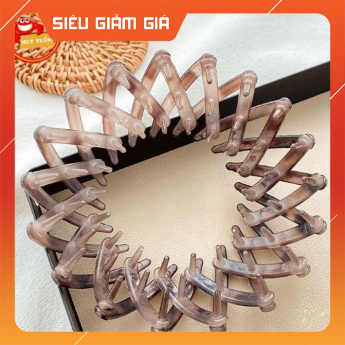 Chụp Búi Tóc Tròn - Kẹp Tóc Dạng Tròn Co Giãn