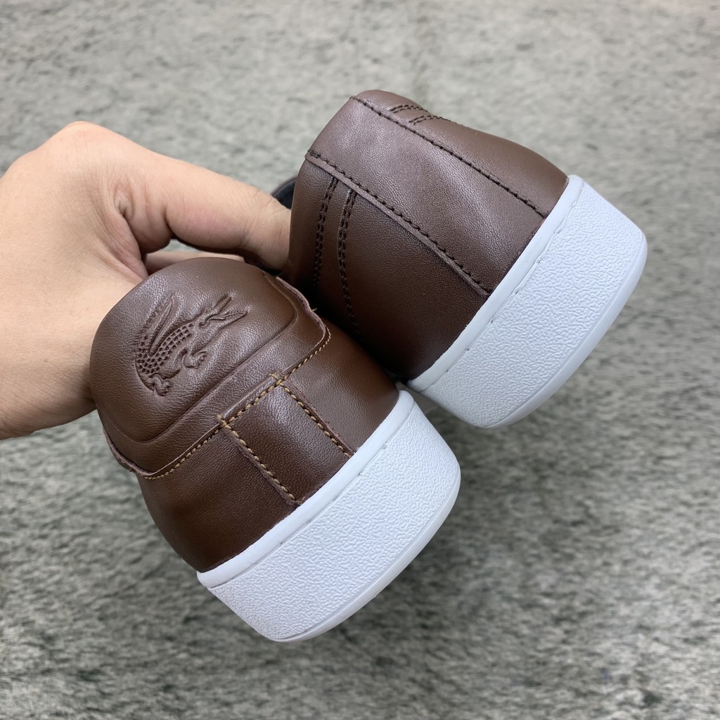 Giầy thể thao/sneaker nam da bò thật in logo Casau