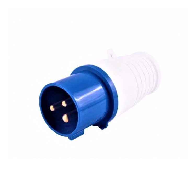 Phích công nghiệp chia 3 16a dùng cho công trình