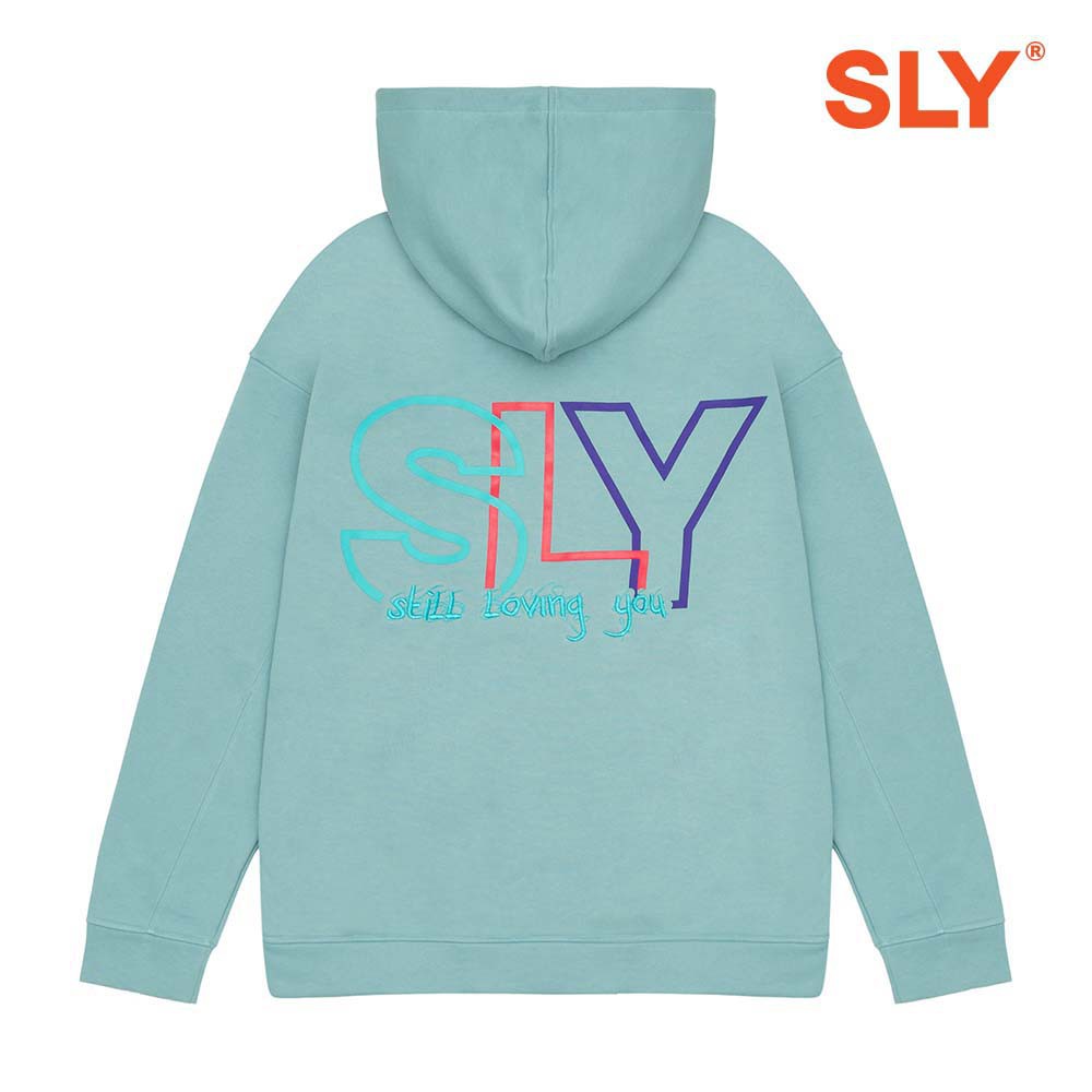 ÁO HOODIE NỈ BÔNG SLY JUNAR XANH DA TRỜI | BigBuy360 - bigbuy360.vn