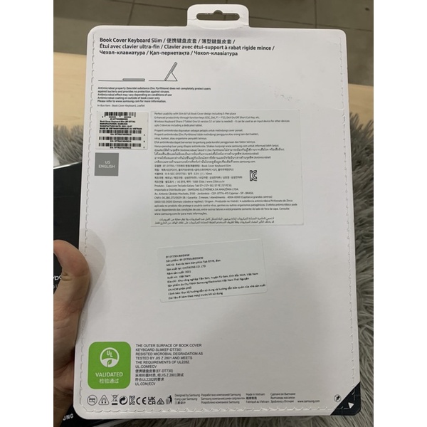 Bao da chính hãng Tad S7 FE, S7 Plus kèm bàn phím