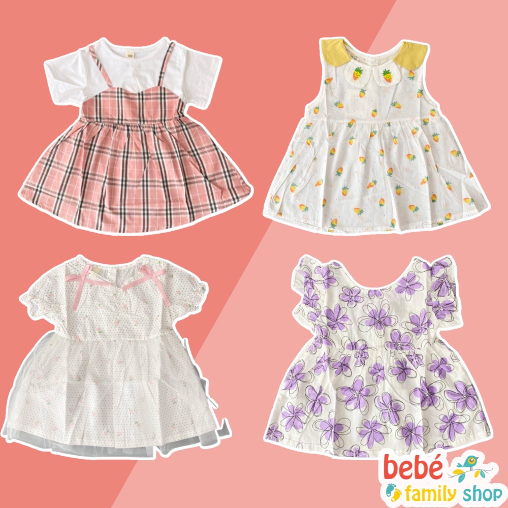 Váy đầm bé gái Quảng Châu công chúa tiểu thư từ 10-17kg - VQC