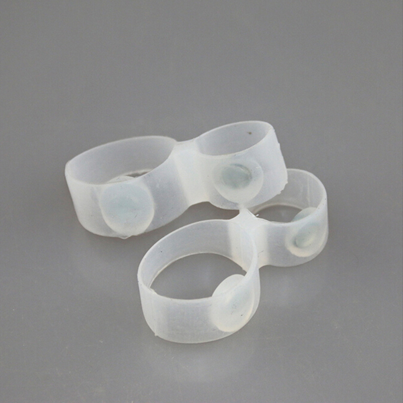 [Bảo Vệ tinh tế♥Vòng Silicon Đeo Ngón Chân Hai Đầu Mát Xa Giảm Cân