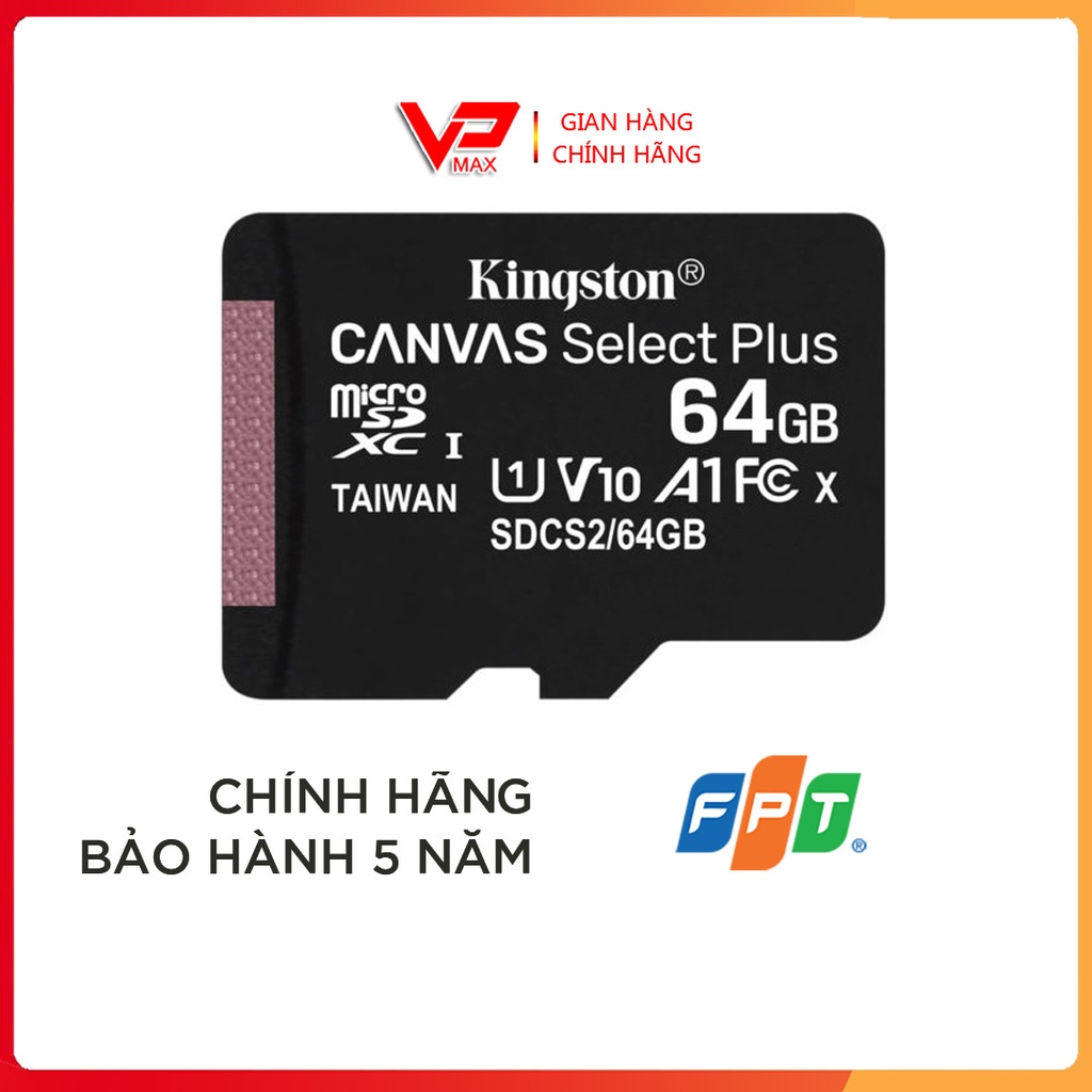 Thẻ nhớ Micro SD Kingston Sandisk 32gb 64Gb  tốc độ 100Mb/s bảo hành 7 năm chính hãng