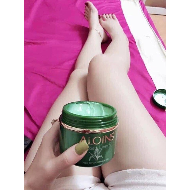 SALE-Nhật nội địa SALE- Kem xanh dưỡng da toàn thân Lô hội Aloins Eaude Cream