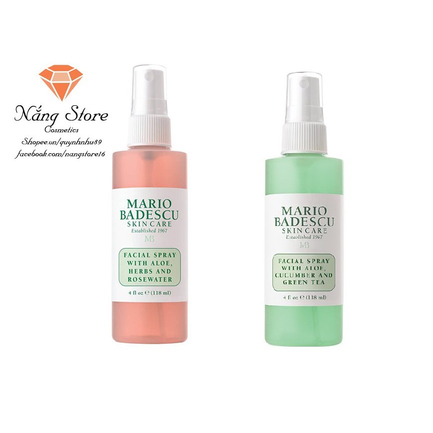 Toner dạng xịt Mario badescu facial spray | BigBuy360 - bigbuy360.vn